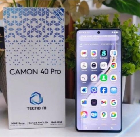 Tecno Camon 40 Pro-256Go/16-Noir