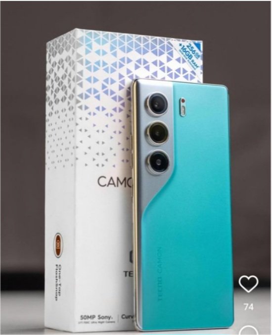 Tecno Camon 40 Pro-256Go/16-Vert